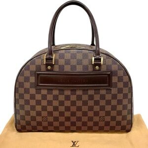 GREAT CONDITION! Authentic Louis Vuitton Damier Ebene Nolita Bag Tote Handbag
